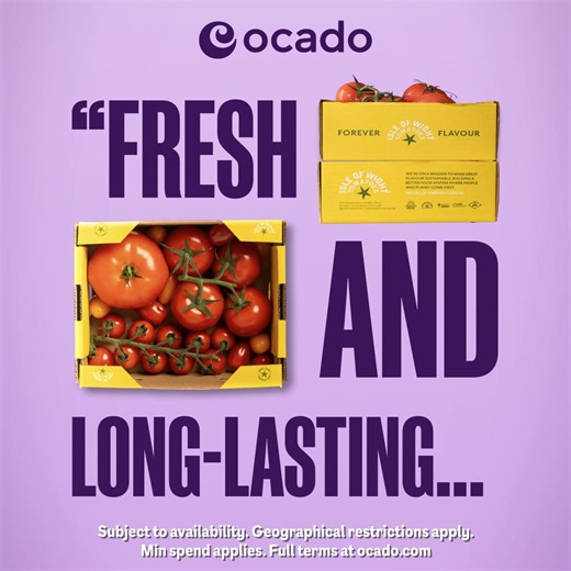Why is our produce so fresh? Because it skips the supermarket shelf and comes straight to your kitchen table. No detour. | Ocado