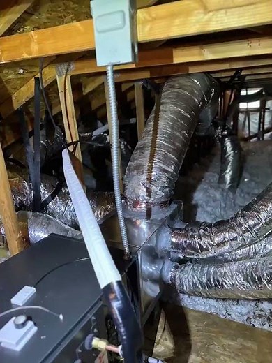 Mitsubishi Mini Split Install And Ducts Replacement