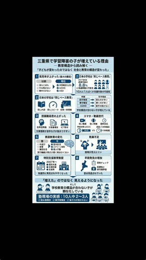 「うちの子、勉強が苦手なのは努力不足なのかな…」 そう悩んでいる保護者の方は少なくありません。 しかし教育研究では **通常学級の約8.8％**の子どもに 発達特性（LD・ADHD・ASD）の可能性があると言われています。 つまり 10人に1人近く これは珍しいことではありません。 ・文章問題が読めない ・ノートがぐちゃぐちゃになる ・集中が続かない ・計算ミスが多い 実はこれ 「やる気」ではなく 学び方の特性 のことがあります。 Smileでは 「できない理由を探す」のではなく 「できる方法を探す」 ことを大切にしています。 そのため ✔ 一人ひとりの理解スピードに合わせる ✔ 勉強のやり方から教える ✔ 小さな成功体験を積み重ねる ✔ 自信を取り戻すサポート を行っています。 学習特性のある子に対して Smileでは ■ 学習ペース個別調整 ■ 1対1サポート ■ 読みやすいプリント教材 ■ 短時間集中型学習 ■ 勉強習慣の定着 を重視しています。 勉強が苦手でも 可能性がない子はいません。 大切なのは 「努力させること」ではなく その子に合った学び方を見つけること。 📍毎日個別