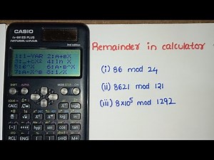 How to find remainder (mod) | 💥Must watch before going to exam | Calculator Tricks