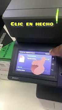 Tutorial for scanning on a LEXMARK MX521 multifunction device | Final file type TIF or other