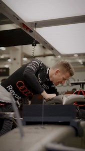 One down. Two to go. Back tomorrow to keep building. #ARF1 #BahrainTest | Audi Revolut F1 Team