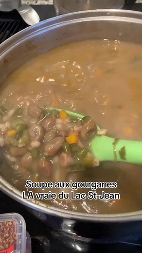 LA vraie soupe aux gourganes du Lac St-jean 🍜 #soup #soupesauxgourganes #gourgane #soupeauxlegumes