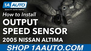 How to Replace Automatic Transmission Output Revolution Speed Sensor 2002-06 Nissan Altima