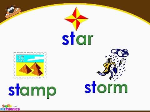 ST Word Blends, Beginning S Blend ST