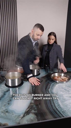 Invisacook is an advanced invisible induction cooking system designed to transform modern kitchens!