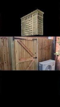 Never can tell #fencing #gate #pulpfiction #nevercantell #cladding #hide