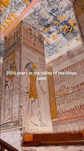 This is the Tomb of Ramesses VI (KV9) - one of the most spectacular burial chambers-valley of kings