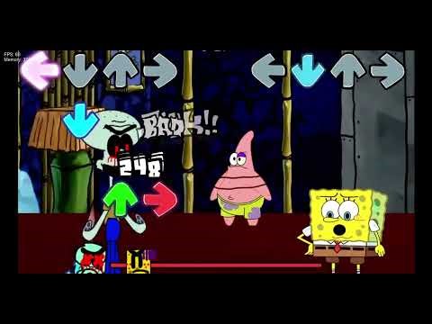 Friday Night Funkin' Aw Barnacles V1 | Aw Shucks V2 (Spongebob Aethos) Horror FNF Mod