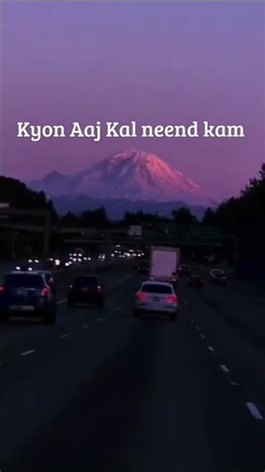 Kyon aaj kal neend kam ho gayi hai… 💔✨#kyonaajkalneendkam #sadstatus #lofivibes #aestheticlyrics