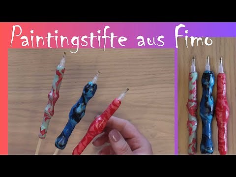 Diamond Painting Stifte aus Fimo selber machen, auch für E-Painter geeignet