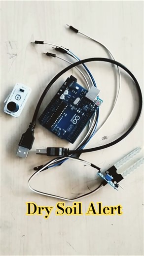 Soil Moisture detector 🌱 #diyprojects #agriculture