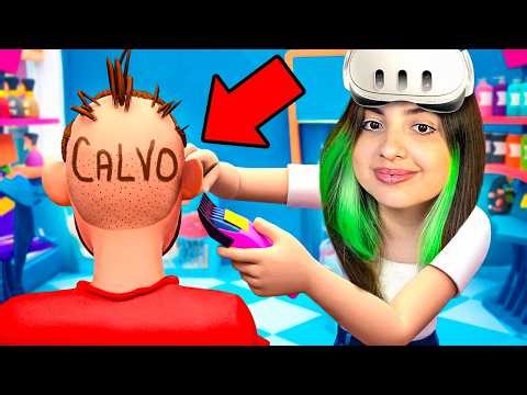 I BECAME A HAIRDRESSER FOR 16 MINUTES BUT... IN VIRTUAL REALITY.