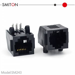 [Hot Item] Telephone Interface Rj12 PCB-6p6c Female PCB Mount Jack