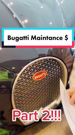 How much does it cost to maintain a $4,000,000 Bugatti PART 2!