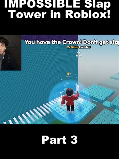 Beating The IMPOSSIBLE Slap Tower in Roblox!