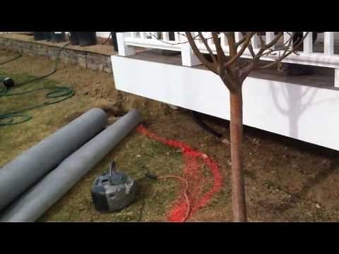 Installing composite lattice Installing lattice under a deck