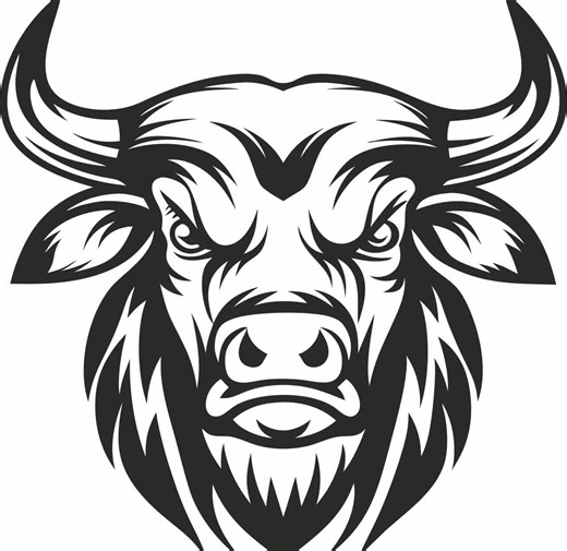 Bull Head SVG Bundle | 15 Vector Designs | Tattoo Style Clipart - Etsy