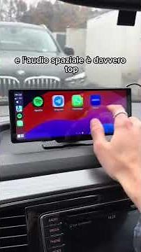 Schermo Touch Auto Wireless Android 2025 | Display Multimediale Universale Senza Installazione