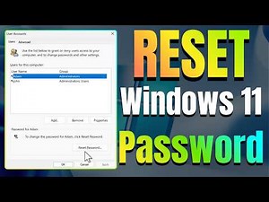 Windows 11 Locked? Password Reset Without Any Downloads