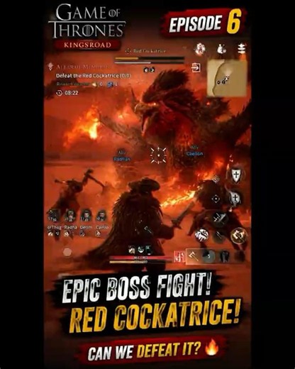 EPIC RED COCKATRICE BOSS FIGHT! 🔥| House of Thugs | @Sar-ThugGaming