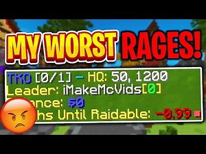 iMakeMcVids 1 Hour Rage Compilation! - THE BEST RAGES OF MINECRAFT HCF