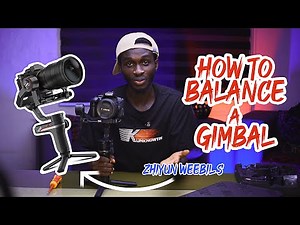How to balance Zhiyun Weebil S (Full Gimbal setup) #zhiyunweebills
