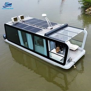 [Hot Item] High Quality Aluminum Water Pontoon Houseboat for Sale