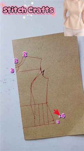 This top has a flattering cut that makes your body shape look beautiful. #sewing #youtube #pattern