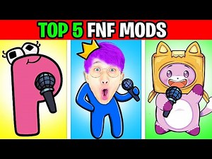 TOP 5 BEST FRIDAY NIGHT FUNKIN VIDEOS! (RAINBOW FRIENDS GETS HACKED, FNF ART, & SO MUCH MORE!)