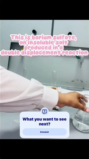 Formation of a White Precipitate: Reaction of Magnesium Sulfate and Barium Chloride