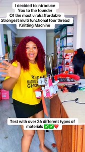 For those that don’t know this knitting machine has helped over 500 upcoming fashion designers in (Nigeria/Ghana branch) that can’t afford to get an expensive industrial machine to get their work done perfectly 🥰🥰🥰🥰🥰 | Doch sewing machine