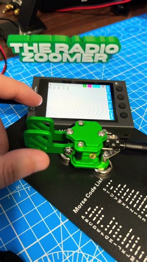 Morse Code Test with New Keyer #hamradio #hobby #morsecode