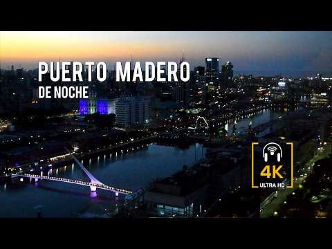 Puerto Madero de Noche, una de las zonas más lindas de la Ciudad de Buenos Aires - Argentina