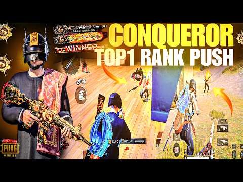 PUBG Mobile Pro Gameplay | Intense Rank Push to Conqueror 🔥”