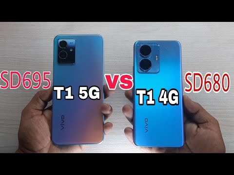 Vivo T1 4G (SD680) vs Vivo T1 5G (SD695) Speed Test Comparison?