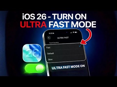 iOS 26 – Turn On ULTRA FAST Mode on iPhone (Speed Boost Trick!)