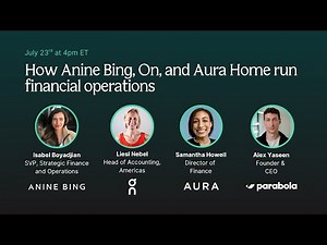 How Anine Bing, On, and Aura Home run financial operations