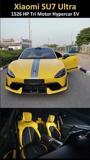 Xiaomi SU7 Ultra | The Fastest Electric Hypercar In The World | 0-100 KPH In 1.98 Seconds