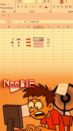 Unit Conversion in Excel (No Code vs Formula)