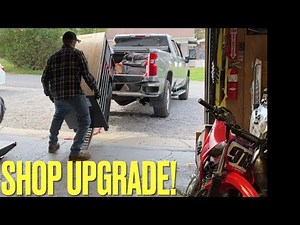 New Husky tool box! Creating usable work space in a small shop