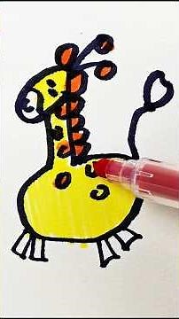 Let's Draw Animals Using Numbers 1 to 3! #drawing #learnanimals #drawingforkids #draw #learncolors