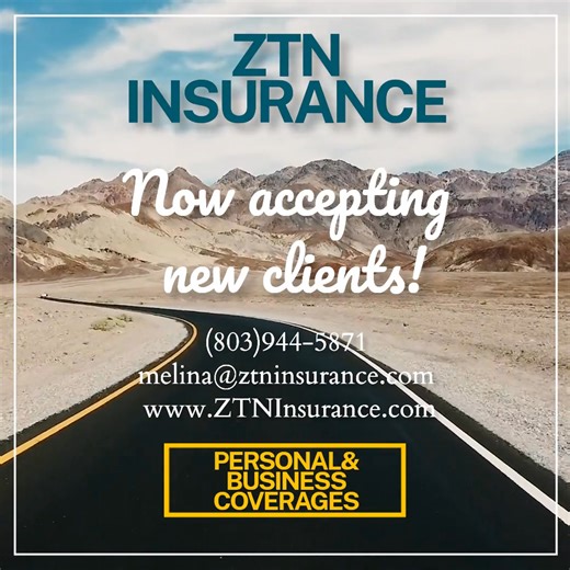 🚨 Exciting News from ZTN Insurance! 🚨 We’re thrilled to announce that ZTN Insurance is now accepting new clients! Whether you're looking to protect your home, car, boat, or motorcycle, we’re here to provide personalized solutions that fit your unique needs. At ZTN Insurance, we treat our clients like family. Trust, security, and care are at the heart of everything we do. Our goal is to help you safeguard what matters most with tailored coverage and exceptional service. 📞 Ready to get started?