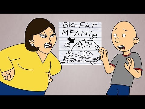 Classic Caillou Draws Big Fat Meanie/Grounded