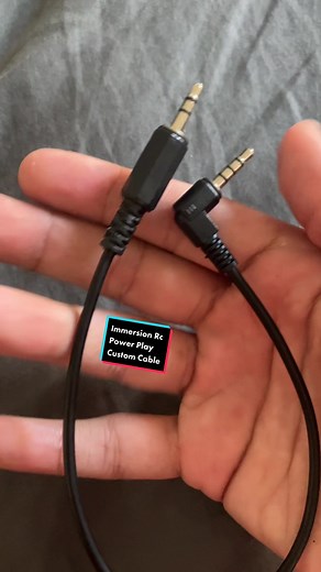 Heres a custom cable thats made specifically for the immersion rc power play. Its really solid and a clean way to use the device properly #immersionrc #powerplay #sonyvx1000 #handycam #vhsvideo #camcorder