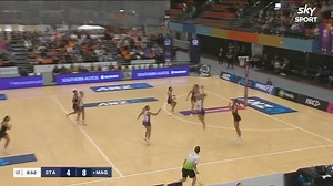 Stars Netball defender Kate Burley hunting intercepts early against the Magic ✨ Tune in live right now on Sky Sport NZ and free to air on TVNZ 2 and TVNZ | ANZ Premiership