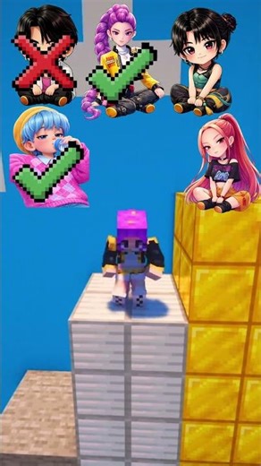 Kpop Demon Hunters VS Minecraft Lava Jump Squid Game Part.2