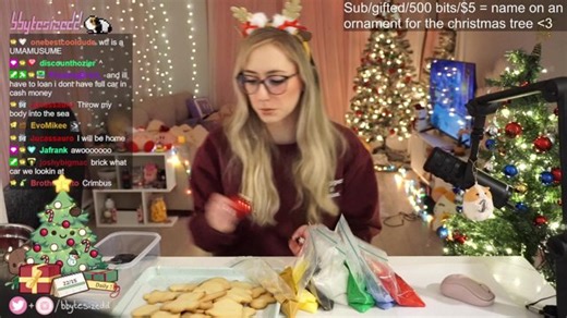 decorating sugar cookies for christmas :D ☆ !tree !form