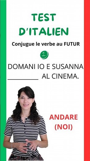 🇮🇹 Test italien - CONJUGAISON #italien #italiano #apprendrelitalien