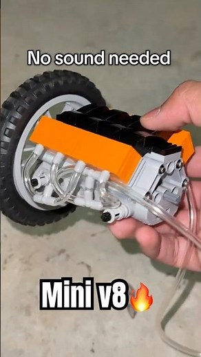 Mini Lego v8🔥 #lego #legoengine creds: ‪@ShaunSchafGames43‬ go check out his tutorial!!